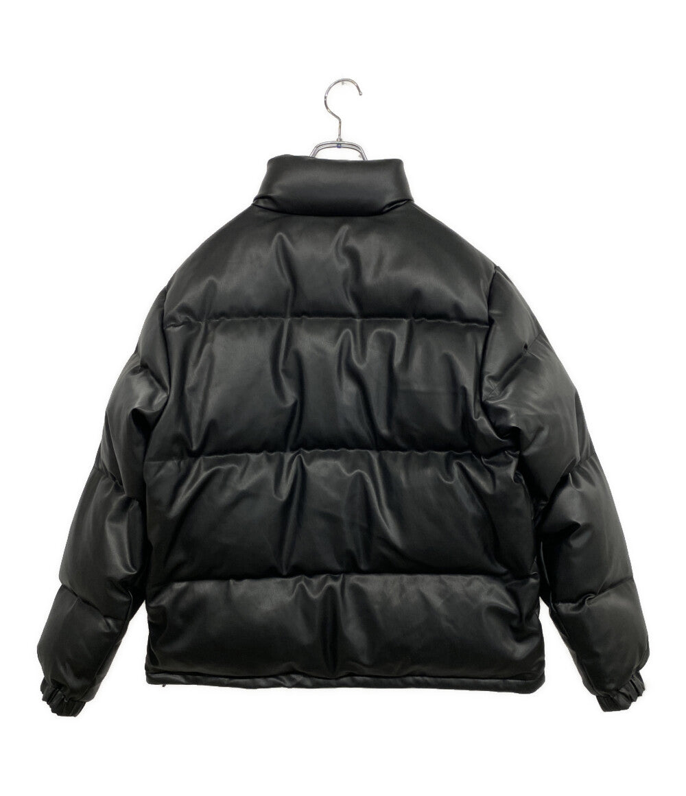 Carhartt 黒 レザーダウンジャケット TRISTAN jacket 美品 Carhartt ダウンジャケット TRISTAN JACKET メンズ SIZE S