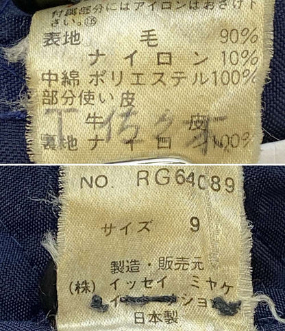 IS issey miyake ダッフルコート Hooded duffel coat 90-00S RG64089 メンズ SIZE 9 イッセイミヤケ