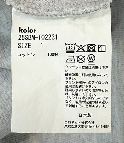 美品 kolor 半袖Ｔシャツ プリントTEE 25SS 25SBM-T02231 メンズ SIZE 1 カラー