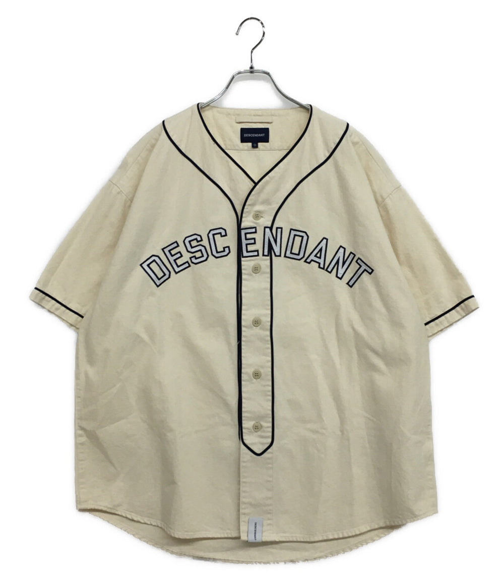 DESCENDANT 半袖ノーカラーシャツ BLEEK B.B SS SHIRT メンズ SIZE 3 ディセンダント