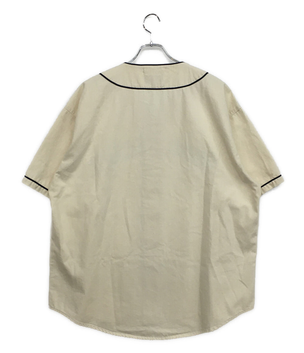 DESCENDANT 半袖ノーカラーシャツ BLEEK B.B SS SHIRT メンズ SIZE 3 ディセンダント