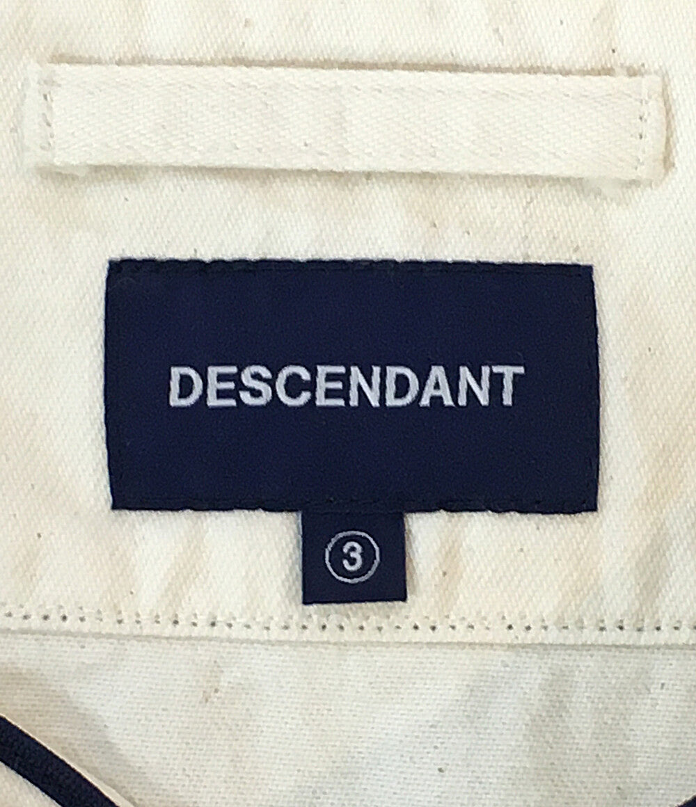 DESCENDANT 半袖ノーカラーシャツ BLEEK B.B SS SHIRT メンズ SIZE 3 ディセンダント