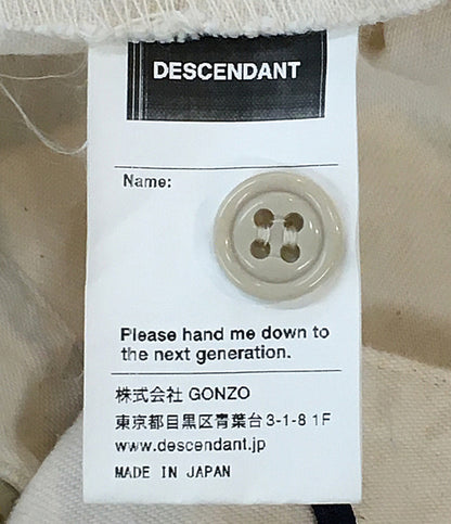 DESCENDANT 半袖ノーカラーシャツ BLEEK B.B SS SHIRT メンズ SIZE 3 ディセンダント