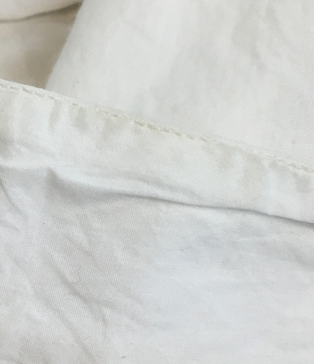 PERIOD FEATURES ピリオドフィーチャーズ 長袖シャツ COTTON POPLIN BACK KNIT LACE PULLOVER メンズ SIZE -