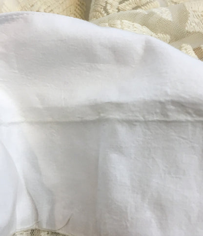 PERIOD FEATURES ピリオドフィーチャーズ 長袖シャツ COTTON POPLIN BACK KNIT LACE PULLOVER メンズ SIZE -