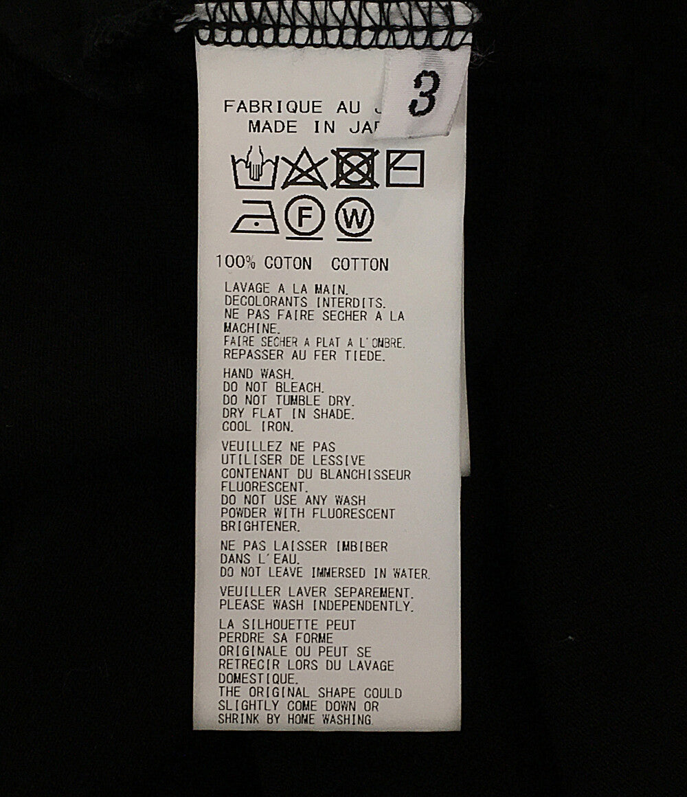 YOHJI YAMAMOTO POUR HOMME 半袖Ｔシャツ 25SS HP-T02-070 メンズ SIZE 3 ヨウジヤマモトプールオム