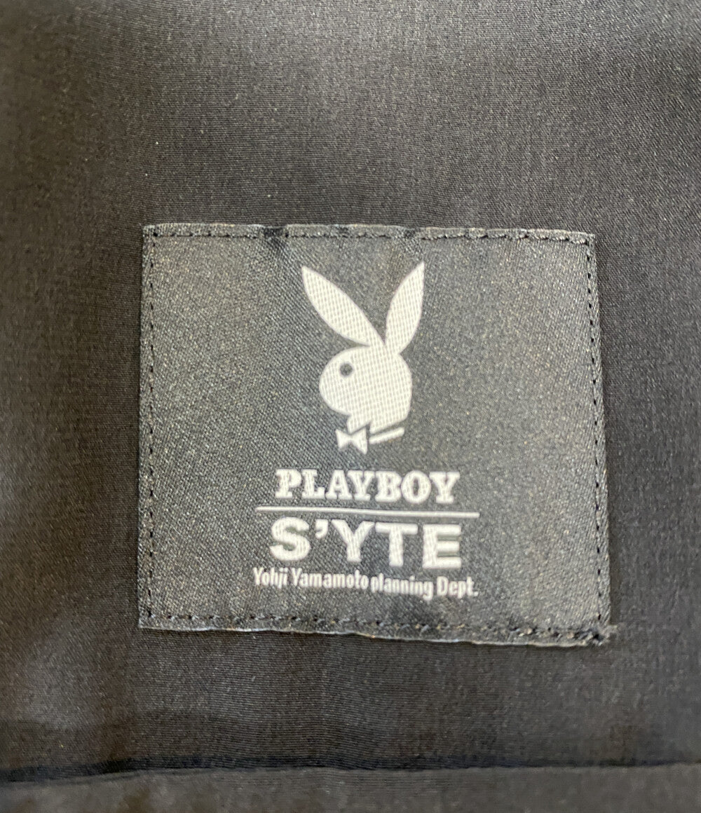 S'YTE × PLAYBOY サイト 半袖シャツ CHINE Big Short Sleeve Shirt UQ-B77-924 メンズ SIZE 3 プレイボーイ
