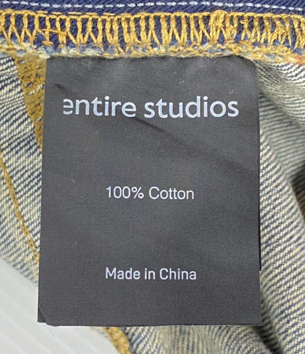 entire studios エンタイアスタジオ デニムパンツ ハーフ D-SHORTS SURFACE WAVE メンズ SIZE M