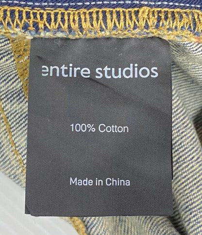 entire studios エンタイアスタジオ デニムパンツ ハーフ D-SHORTS SURFACE WAVE メンズ SIZE M