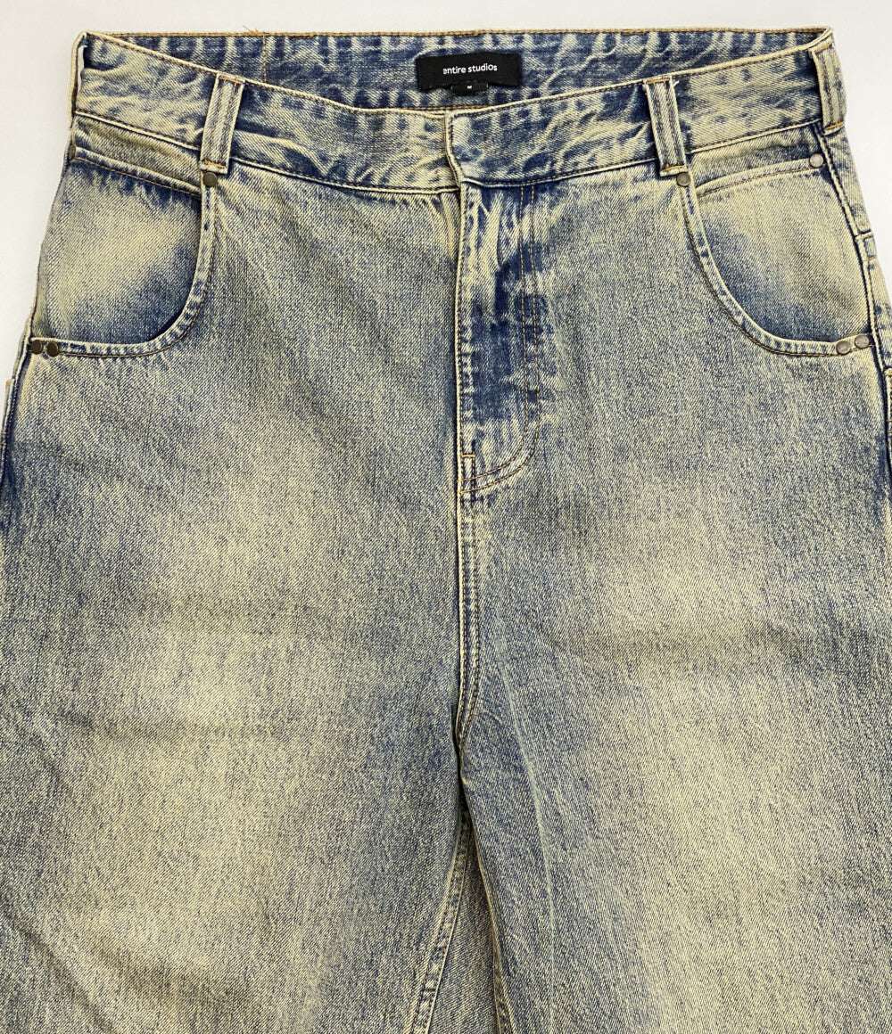entire studios エンタイアスタジオ デニムパンツ ハーフ D-SHORTS SURFACE WAVE メンズ SIZE M