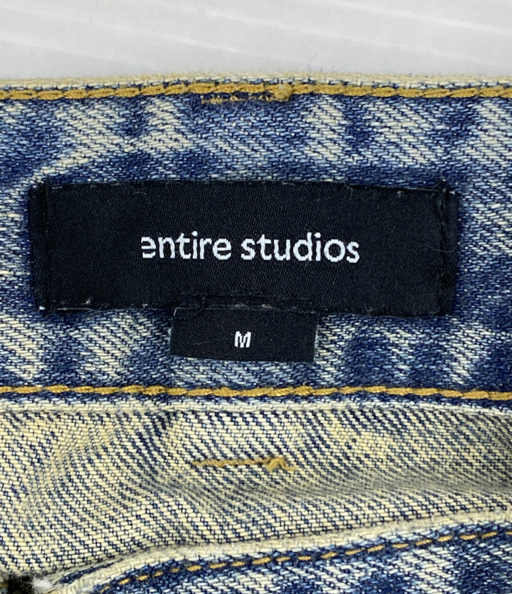 entire studios エンタイアスタジオ デニムパンツ ハーフ D-SHORTS SURFACE WAVE メンズ SIZE M