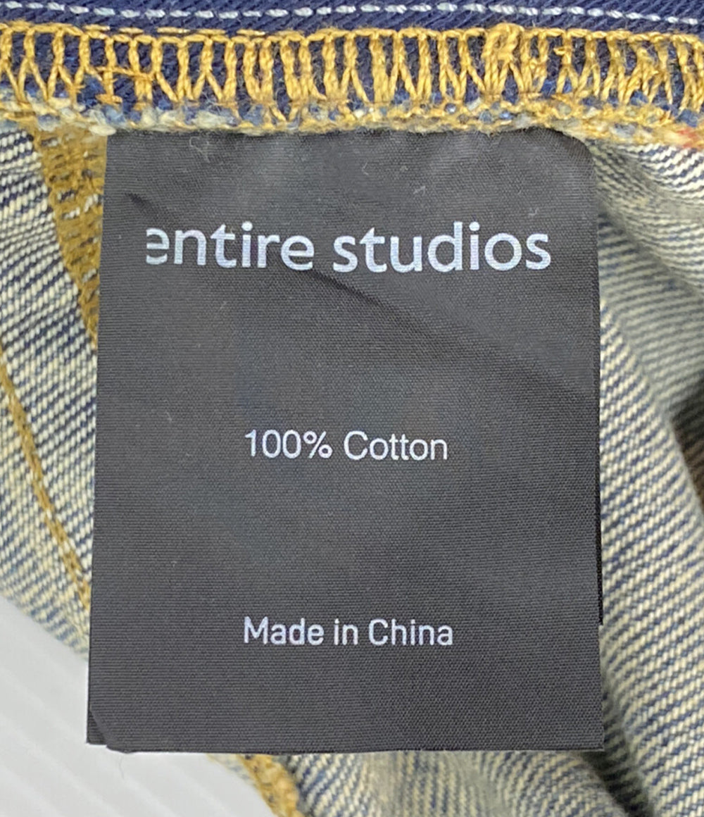 entire studios エンタイアスタジオ デニムパンツ ハーフ D-SHORTS SURFACE WAVE メンズ SIZE M