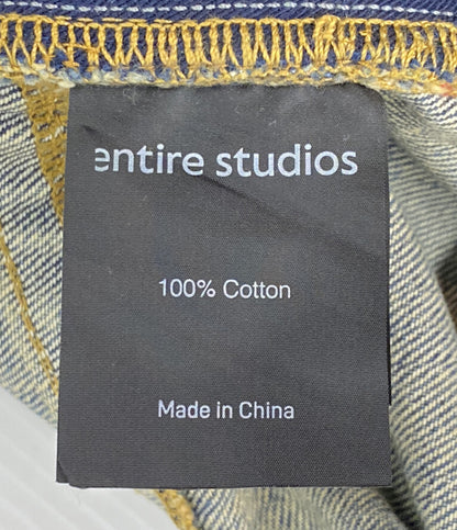 entire studios エンタイアスタジオ デニムパンツ ハーフ D-SHORTS SURFACE WAVE メンズ SIZE M