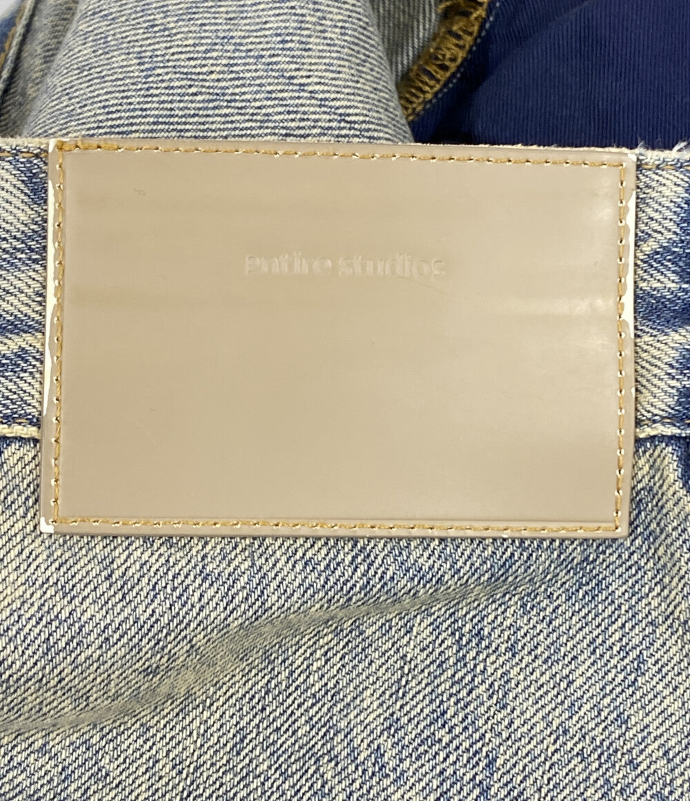 entire studios エンタイアスタジオ デニムパンツ ハーフ D-SHORTS SURFACE WAVE メンズ SIZE M