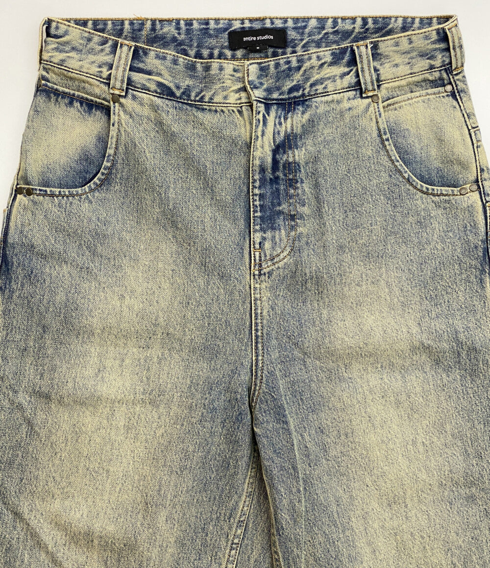 entire studios エンタイアスタジオ デニムパンツ ハーフ D-SHORTS SURFACE WAVE メンズ SIZE M