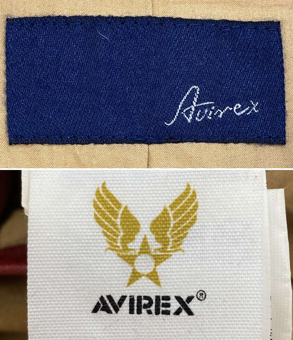 AVIREX ライダースジャケット A2 レザージャケット シングルライダース 6241027 レディース SIZE S アヴィレックス