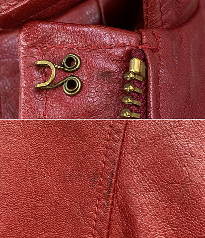 AVIREX ライダースジャケット A2 レザージャケット シングルライダース 6241027 レディース SIZE S アヴィレックス