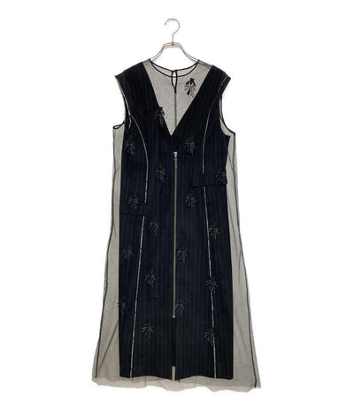 美品 UNITED TOKYO プリューム刺繍ワンピース ノースリーブ 142311004 レディース SIZE FREE ユナイテッドトウキョウ