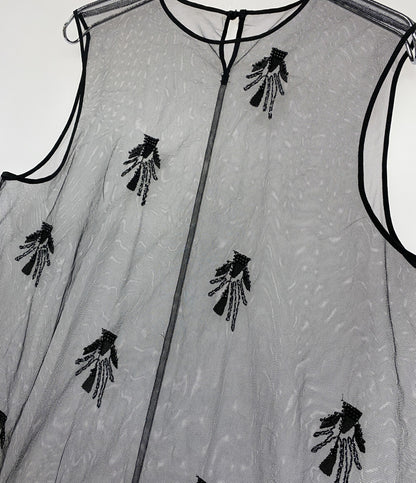 美品 UNITED TOKYO プリューム刺繍ワンピース ノースリーブ 142311004 レディース SIZE FREE ユナイテッドトウキョウ