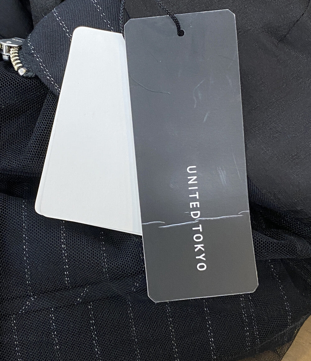 美品 UNITED TOKYO プリューム刺繍ワンピース ノースリーブ 142311004 レディース SIZE FREE ユナイテッドトウキョウ