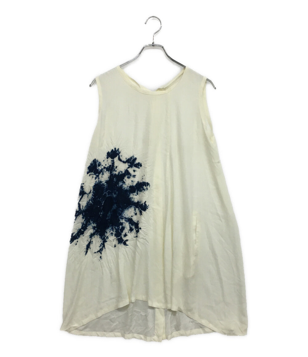 Y’s RESORT ノースリーブワンピース グラフィックデザイン 18SS YE-B08-929 レディース SIZE 1 ワイズ