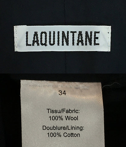 LAQUINTANE ラキャンターヌ ウールロングベスト 64-06-0061-903 レディース SIZE 34