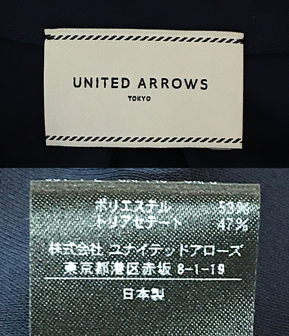 UNITED ARROWS プリーツデザインシャツ 長袖 1521-215-1396 レディース SIZE - ユナイテッドアローズ