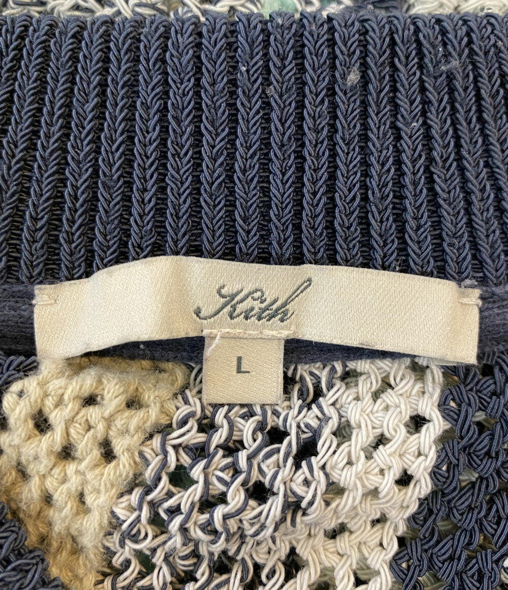 KITH キス ニット SPENCER II CROCHET JERSEY 25ss レディース SIZE L
