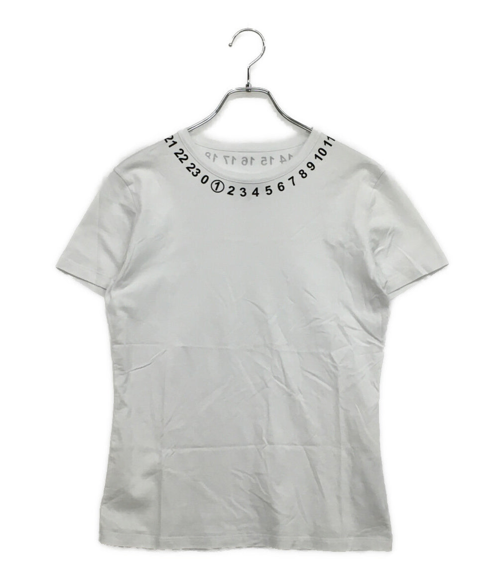 Maison Margiela 1 半袖Ｔシャツ ネックカレンダーロゴカットソー 20SS S51GC0434 レディース SIZE L メゾンマルジェラ