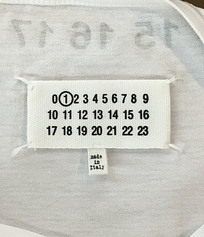Maison Margiela 1 半袖Ｔシャツ ネックカレンダーロゴカットソー 20SS S51GC0434 レディース SIZE L メゾンマルジェラ