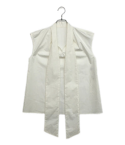 LOULOU WILLOUGHBY ルルウィルビー 襟デザインノースリーブブラウス 212320-13-180-01-020 レディース SIZE 2