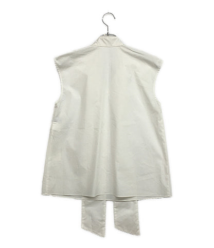 LOULOU WILLOUGHBY ルルウィルビー 襟デザインノースリーブブラウス 212320-13-180-01-020 レディース SIZE 2