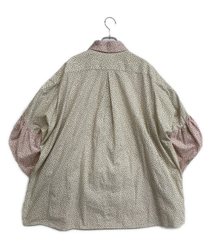 MIKIO SAKABE スパンコールデザインパフスリーブシャツ レディース SIZE F ミキオ サカベ