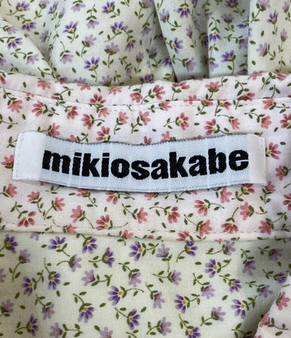 MIKIO SAKABE スパンコールデザインパフスリーブシャツ レディース SIZE F ミキオ サカベ