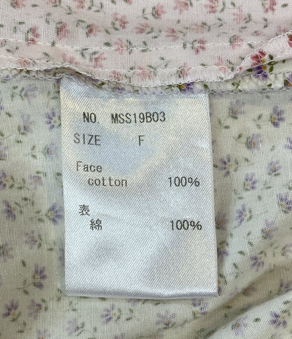 MIKIO SAKABE スパンコールデザインパフスリーブシャツ レディース SIZE F ミキオ サカベ