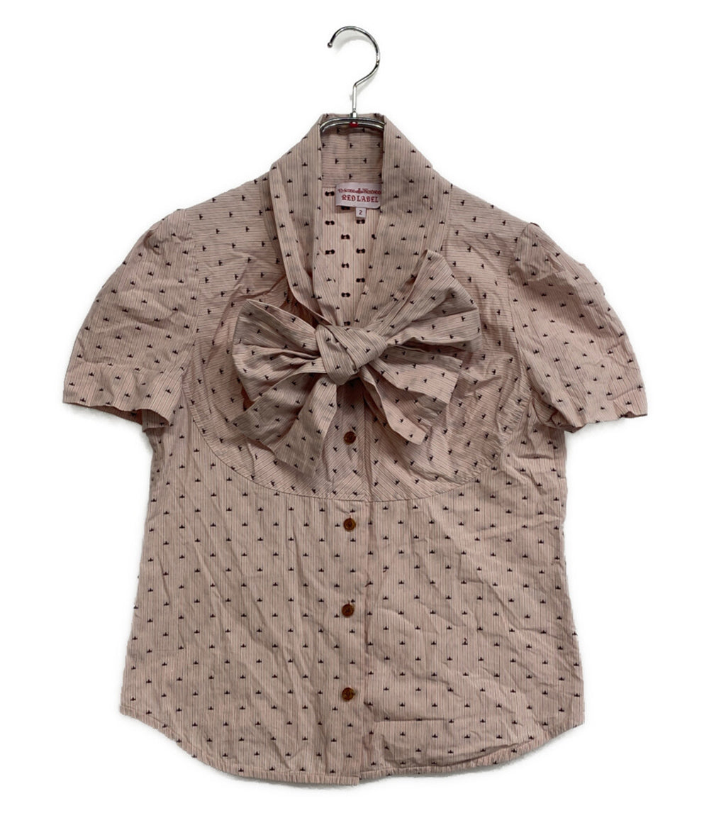 VIVIENNE WESTWOOD RED LABEL リボン ブラウス レディース SIZE 2 ヴィヴィアンウエストウッド レッドレーベル