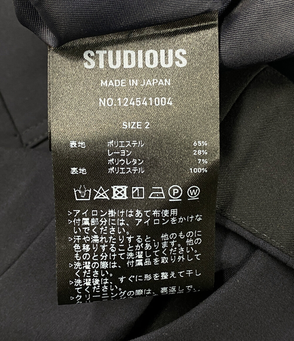 STUDIOUS パンツ High Waist Tucked Trousers レディース SIZE 2 ステュディオス