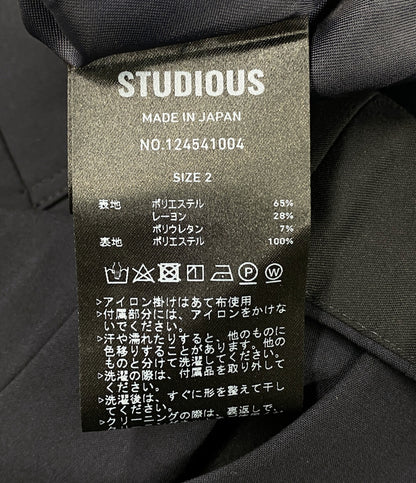 STUDIOUS パンツ High Waist Tucked Trousers レディース SIZE 2 ステュディオス