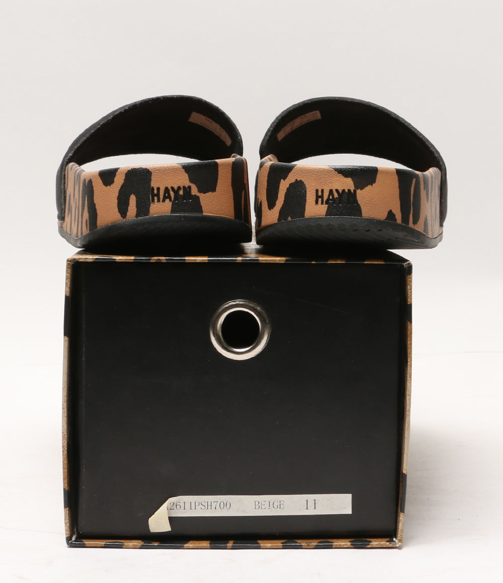 WACKO MARIA×HAYN ハイアン シャワーサンダル レオパード メンズ SIZE 11 ワコマリア