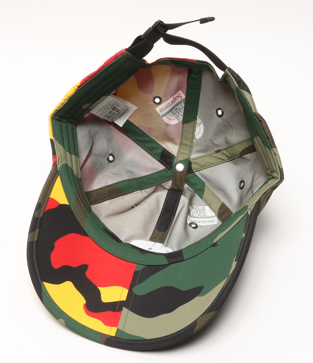 美品 THE NORTH FACE × Supreme シュプリーム キャップ Split 6-Panel CAP 24SS NN52402I メンズ ザ・ノースフェイス