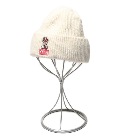 美品 KITH × Disney キス ディズニー ニット帽 ミニービーニー レディース