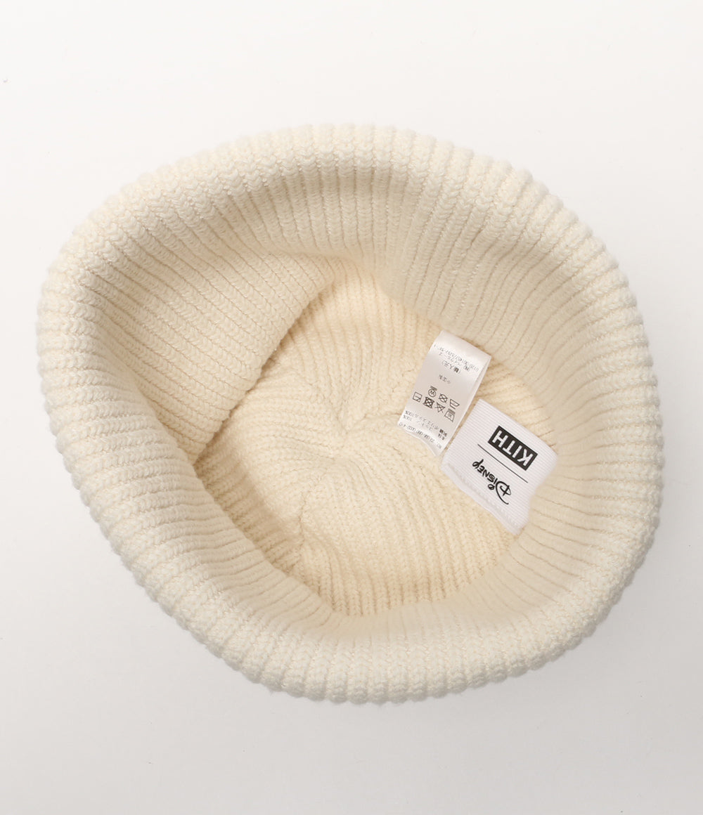 美品 KITH × Disney キス ディズニー ニット帽 ミニービーニー レディース