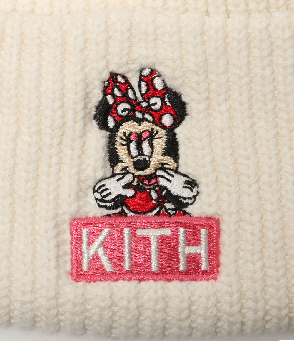 美品 KITH × Disney キス ディズニー ニット帽 ミニービーニー レディース