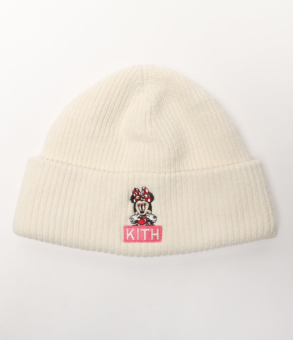 美品 KITH × Disney キス ディズニー ニット帽 ミニービーニー レディース
