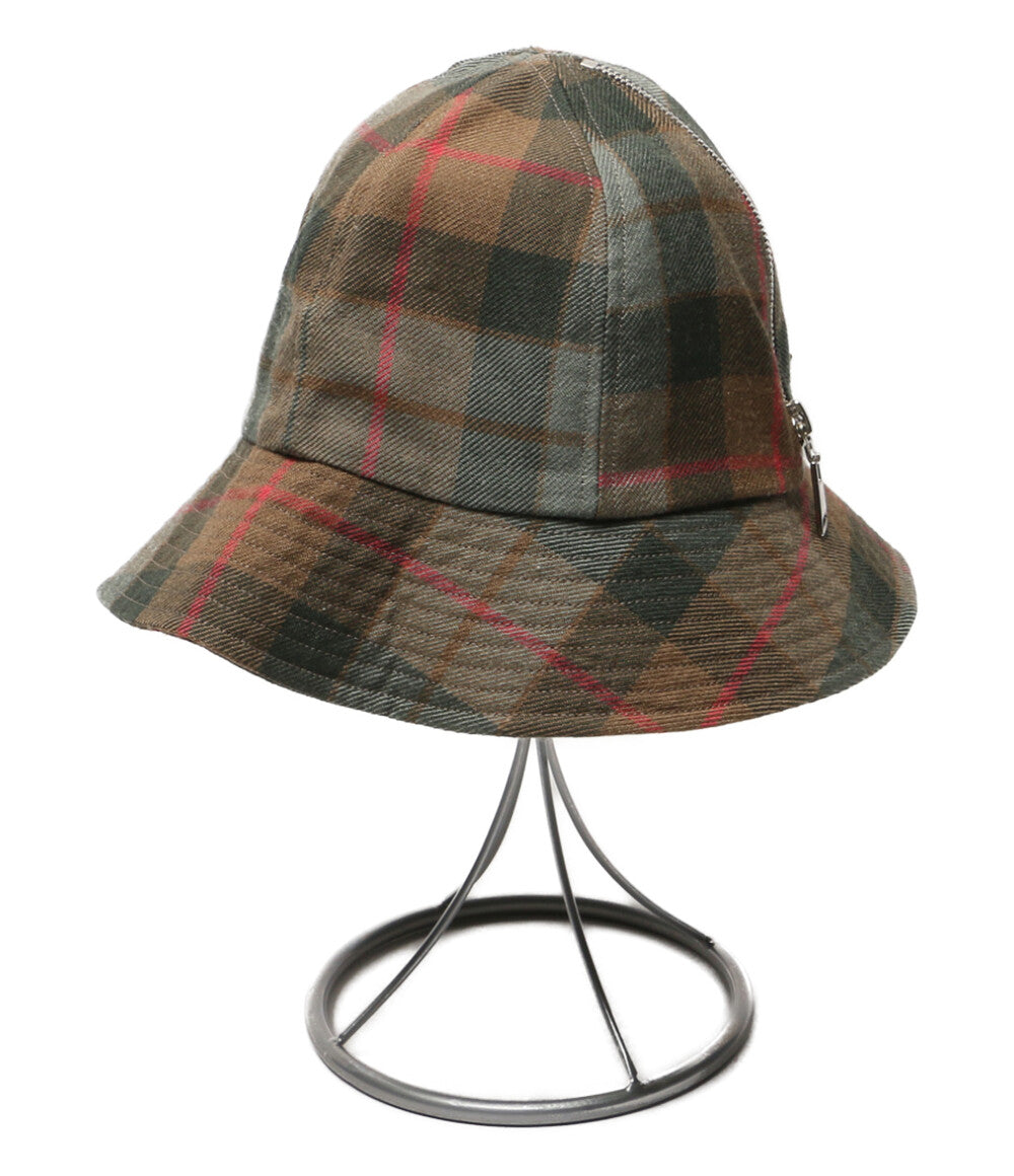 ACUOD by CHANU アクオド バイ チャヌ ジップチェックバケットハット メンズ