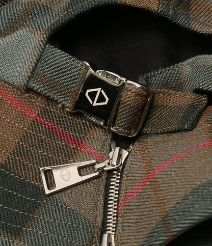 ACUOD by CHANU アクオド バイ チャヌ ジップチェックバケットハット メンズ