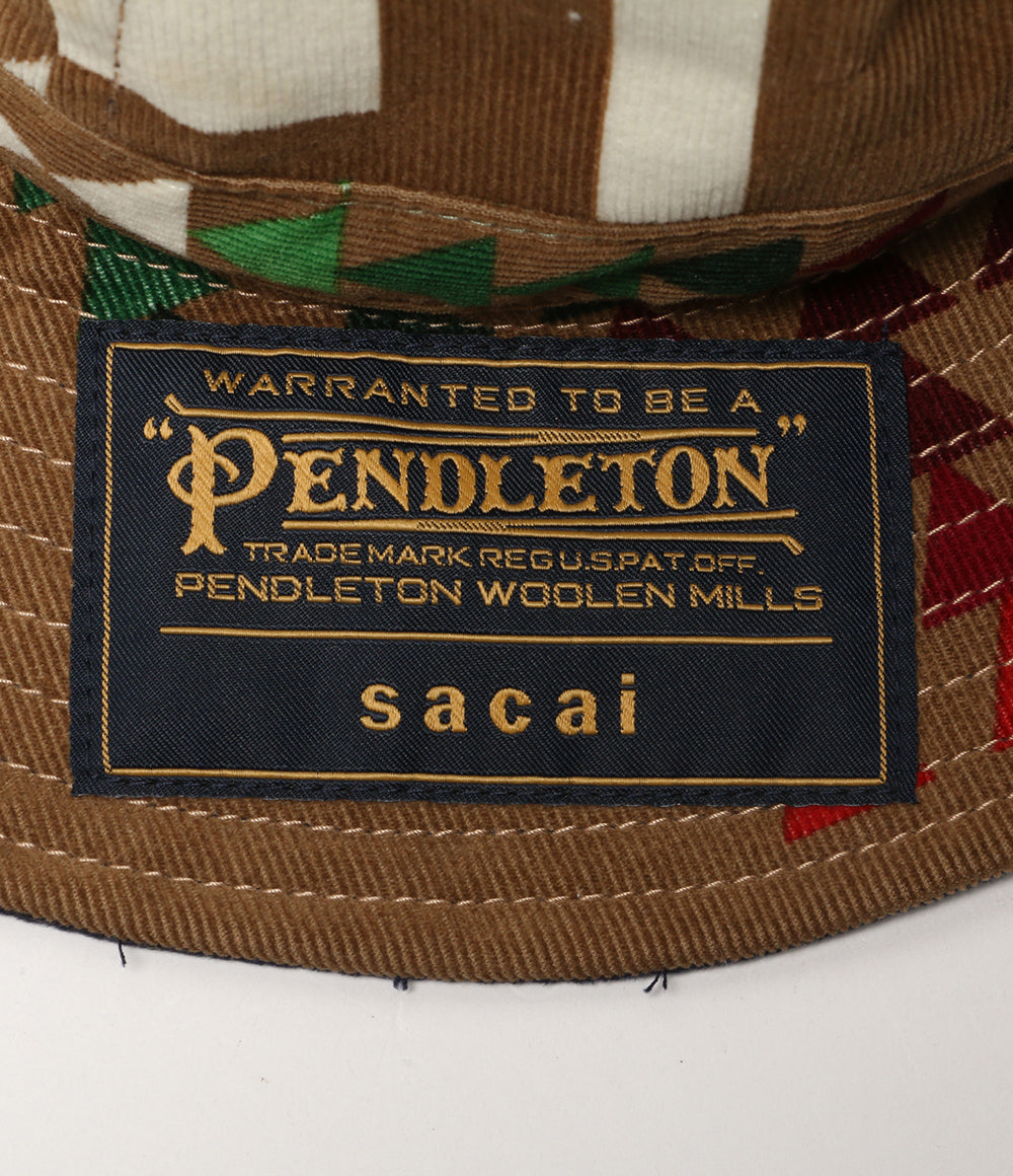 sacai×PENDLETON ペンドルトン ネイティブ柄バケットハット 19-01969M メンズ サカイ
