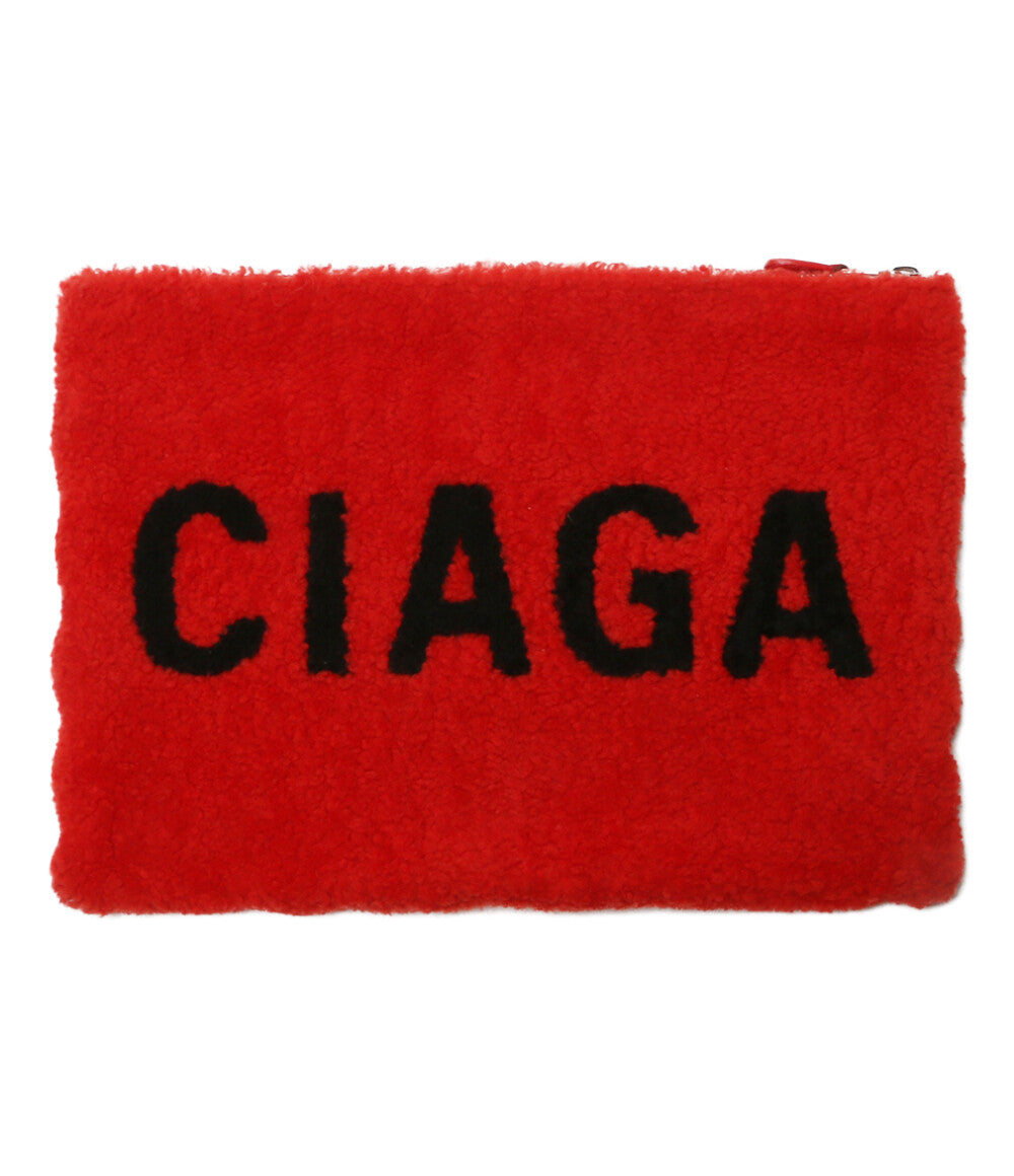 BALENCIAGA ボアクラッチバッグ メンズ バレンシアガ