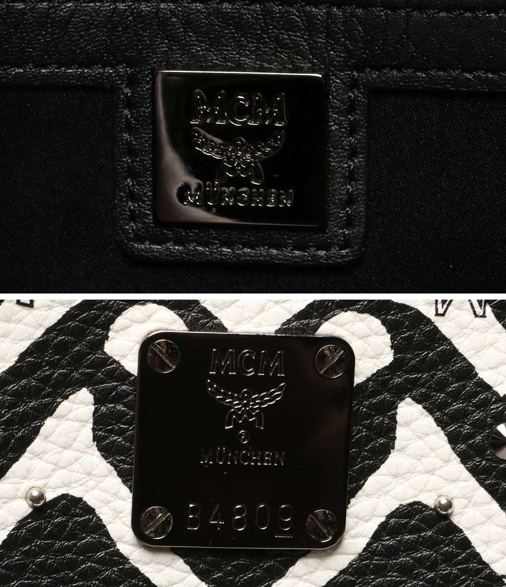 MCM ヴィセトス ロゴグラム ゼブラ 10281312 B4809 レディース エムシーエム