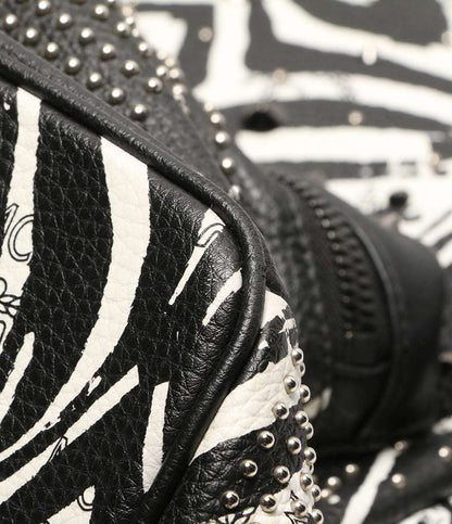 MCM ヴィセトス ロゴグラム ゼブラ 10281312 B4809 レディース エムシーエム